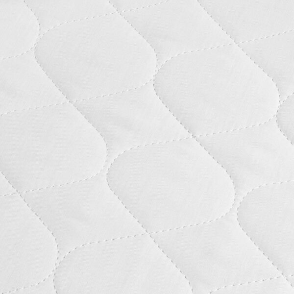 Protector de cama lavable, almohadilla con pliegues, paquete de 1, tamaño de cama individual, el mejor protector de colchón para incontinencia y humectación de cama, alfombrilla 100% impermeable y - Image 6