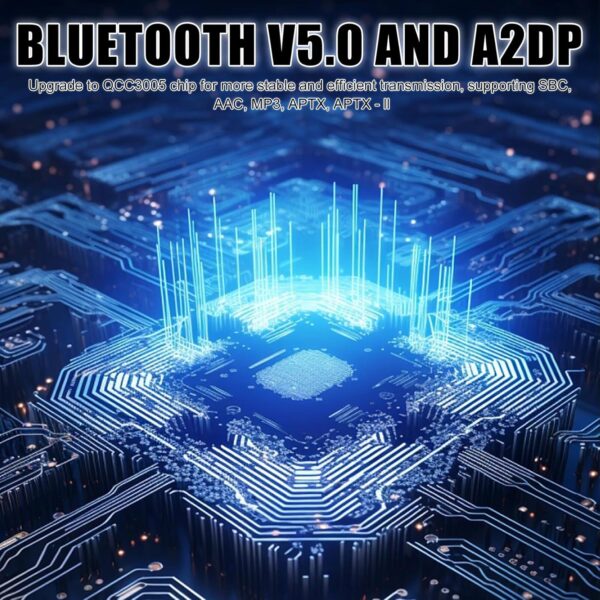 Receptor NFC Bluetooth 5.0, adaptador de audio Bluetooth para estéreo, adaptador de audio inalámbrico HiFi con conector AUX RCA de 3,5 mm para productos digitales con función Bluetooth/NFC - Image 3