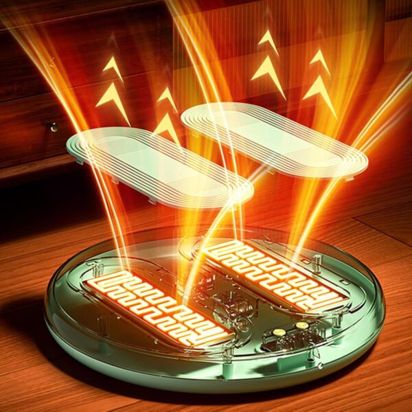 Máquina Eléctrica Masajeadora De Pies,Calentador De Pies Eléctrico Con Masaje - Máquina masajeadora eléctrica con calefacción | Calentador de pies de calentamiento rápido para relajación - Image 6