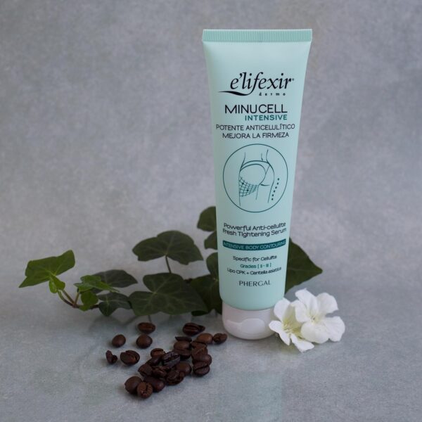 Elifexir Minucell Intensive | Sérum Anticelulítico Ultra Potente | Crema Drenante y Reafirmante | Combate Celulitis Resistente de Grado II y III | Reduce Piel de Naranja | Rápida Absorción | 150 ml - Image 10