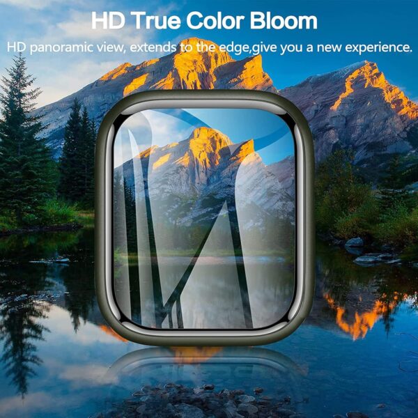 Blueshaweu Protector de pantalla compatible con reloj inteligente P66D de 1,85 pulgadas, HD, transparente, flexible, TPU, protector de pantalla [6 unidades] para reloj inteligente Aptkdoe P66D / Dotn - Image 4