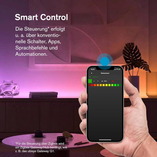 ubisys Controlador LED LD6: Zigbee/Bluetooth | 12/24 V | RGBW, blanco sintonizable o monocolor | hasta 6 luces - Image 3