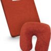 ZEN – Funda camilla masaje ajustable y reposacabezas - Sabana camilla masaje de felpa suave para cosmética, fisioterapia y tratamiento - Sabanas camilla masaje lavables a 60° Terracota