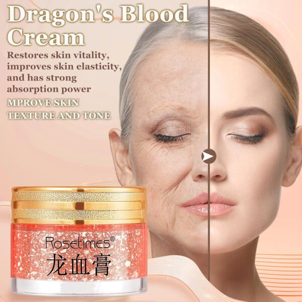 Crema Sangre de Dragon 2 Piezas, Crema de Sangre de Dragón de Retinol, Dragon 's Blood Easy Cream, Piel Hidratante y Reafirmante, Antiarrugas, Ilumina el Tono de la Piel - Image 7