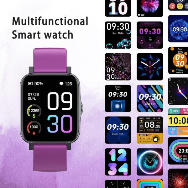 SUPBRO Smartwatch Reloj Inteligente Mujer Impermeable IP68 Pulsera Actividad Inteligente con Pulsómetro Caloría Monitor de Sueño Podómetro de Actividad 1.69'' Reloj Deportivo Mujer para Android iOS - Image 6