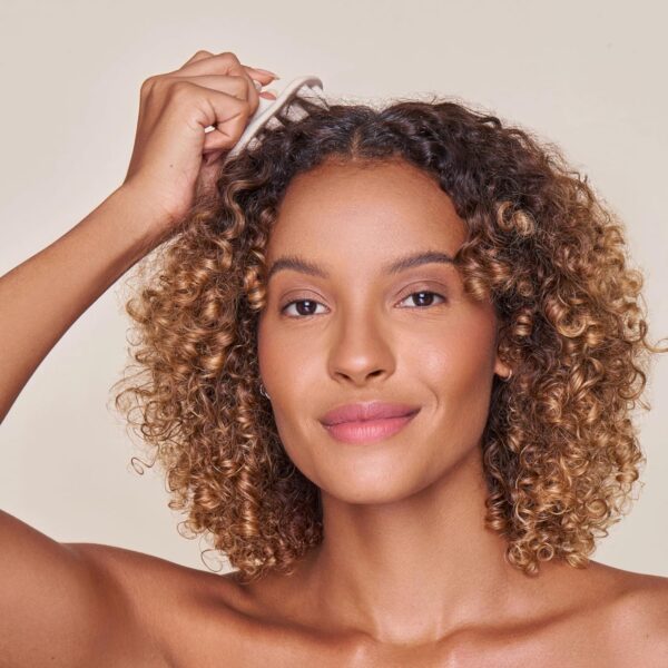 Forest & Shore - Masajeador de cuero cabelludo para el crecimiento del cabello, cepillo de silicona y aplicador de aceite para el cabello, F&S-SM - Image 3